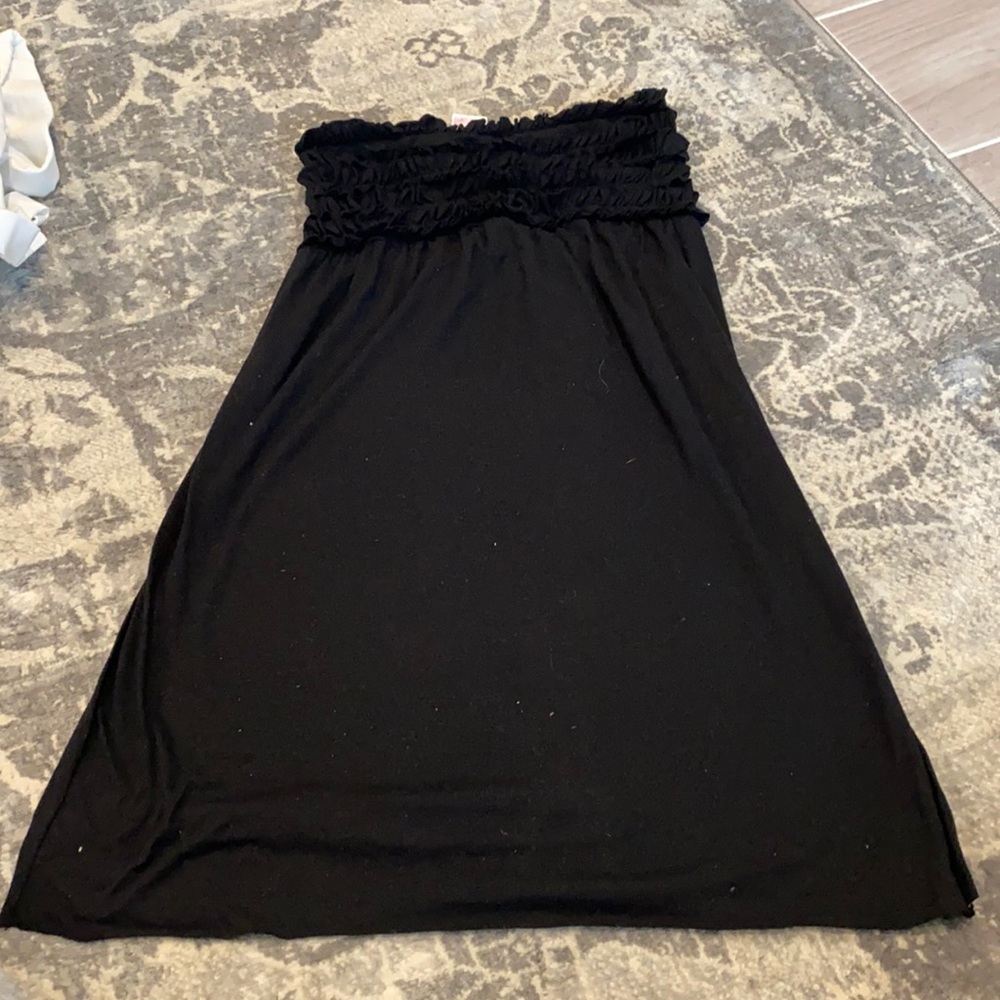 Strapless cover up dress
